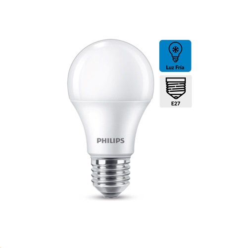 Ampolleta Philips EcoHome 9W Luz Fría