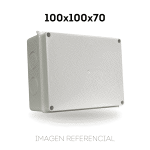 Caja Estanca IP 65 Blanca 100x100x70