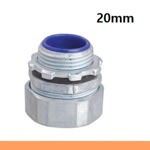 Conector Recto Metálico 20mm