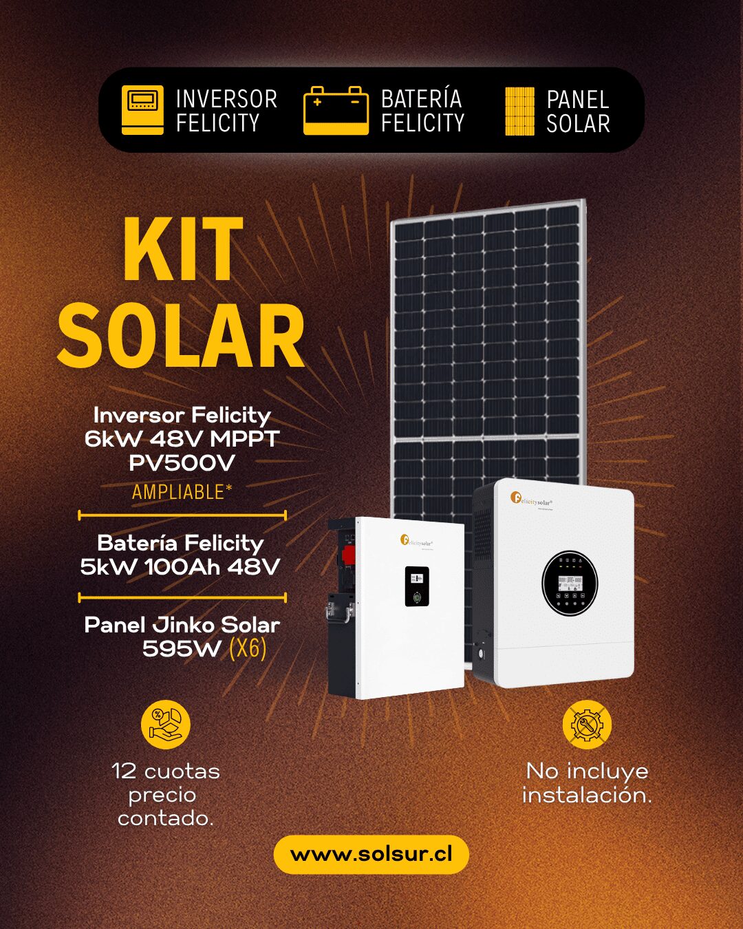 Kit Solar 3 | 6 kW / 48 V