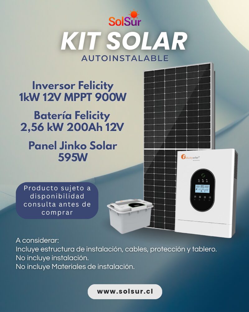 Kit Solar 1 | 1 kW / 12 V