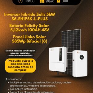 Kit Híbrido 5kw Solis
