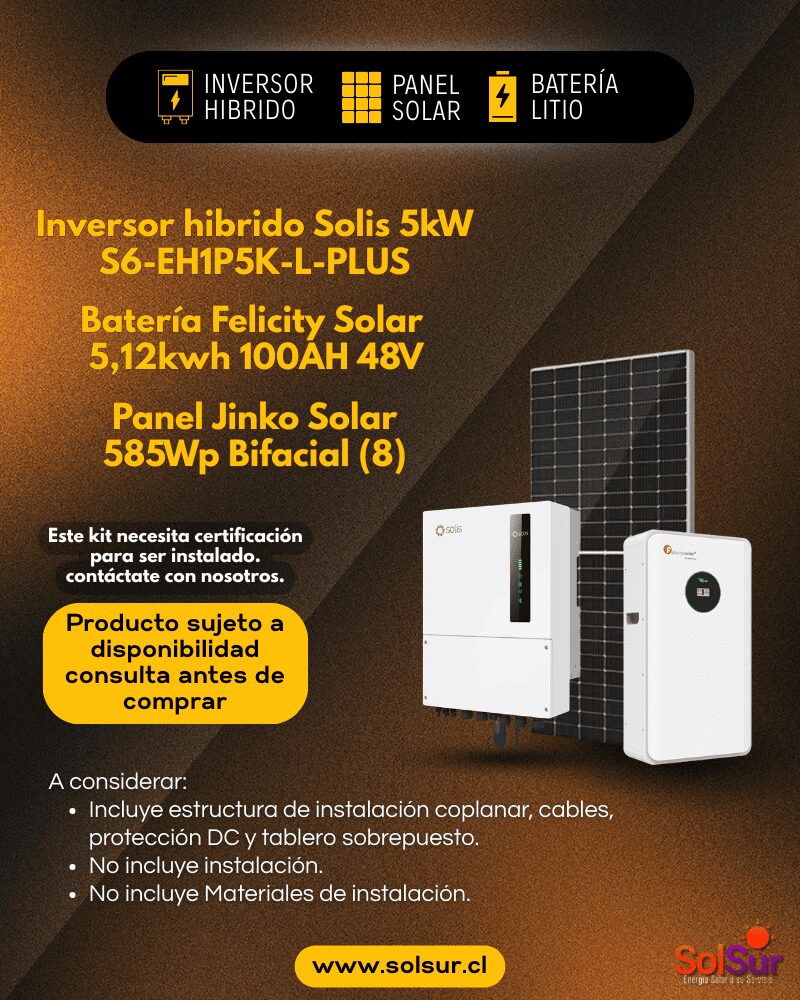 Kit Híbrido 5kw Solis