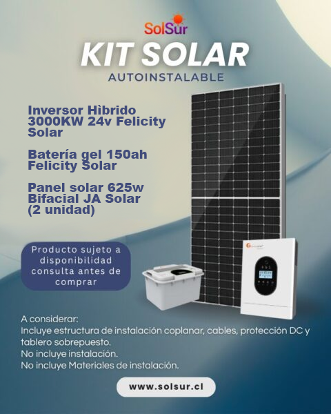 Kit Solar 3KW / 24V