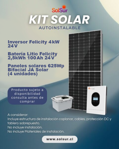 Kit Solar 4 kW / 24 V