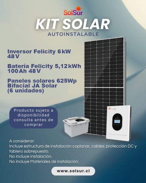 Kit Solar 6 kW / 48 V