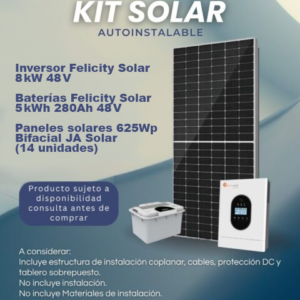 Kit Solar 8 kW / 48 V v2