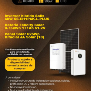 Kit Híbrido Solis 2 | 6Kw / 48V